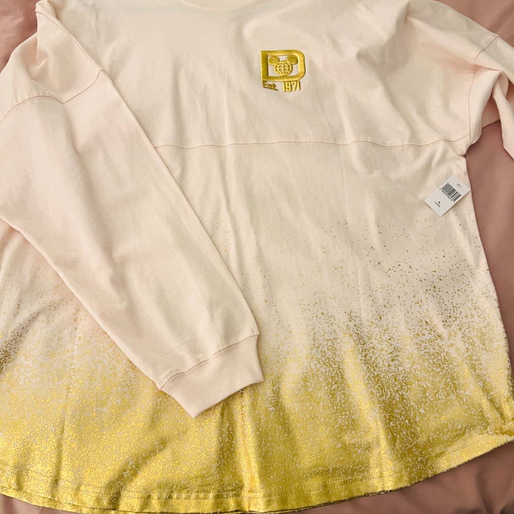 Pink and gold Walt Disney World spirit jersey
